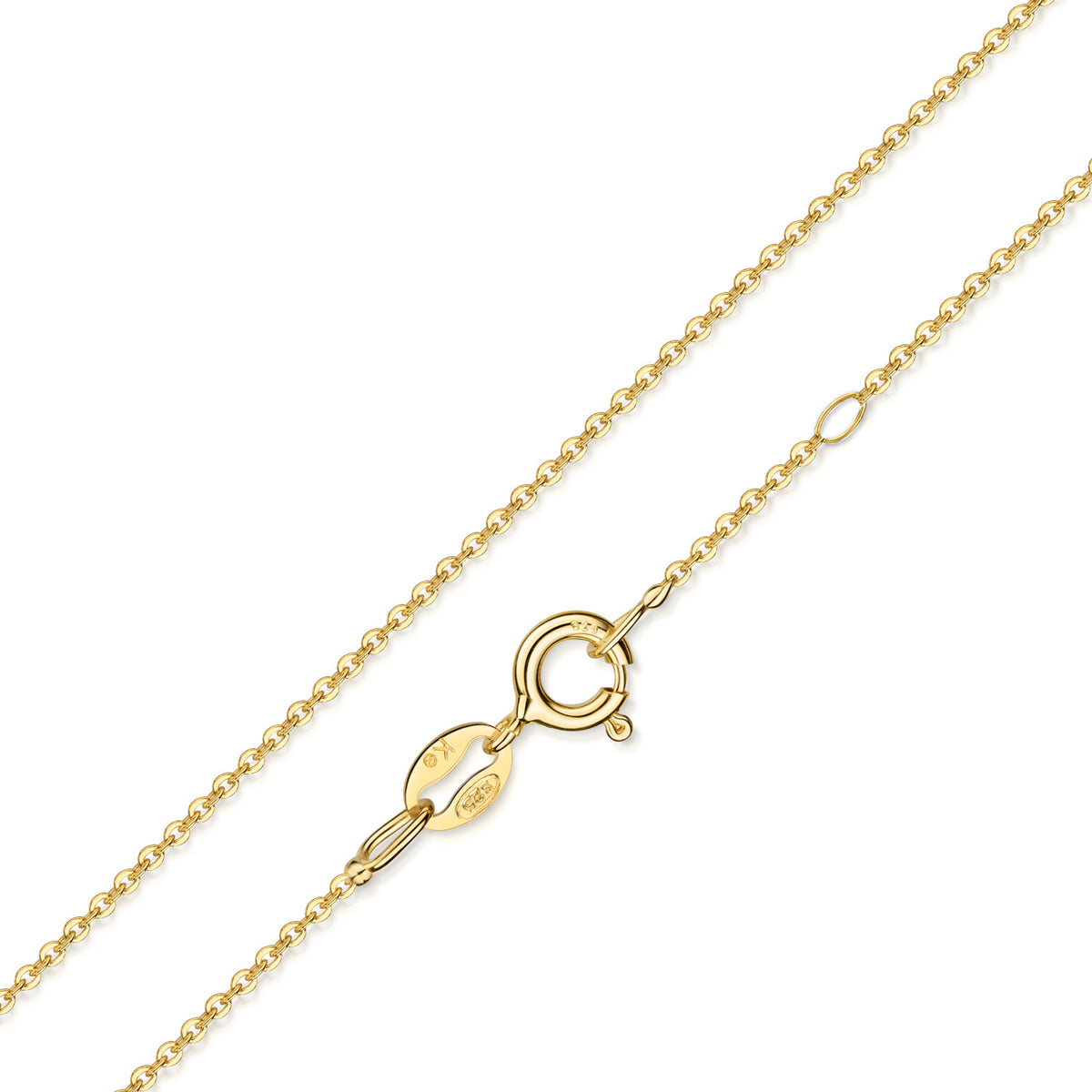 ELODIE • Feine Ankerkette aus 925 Sterling Silber, vergoldet