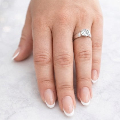 FELICITAS • Strahlender Moissanit-Ring (2.0 ct)