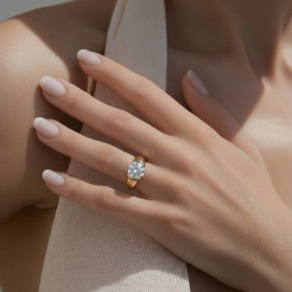 FELICITAS • Strahlender Moissanit-Ring (2.0 ct)