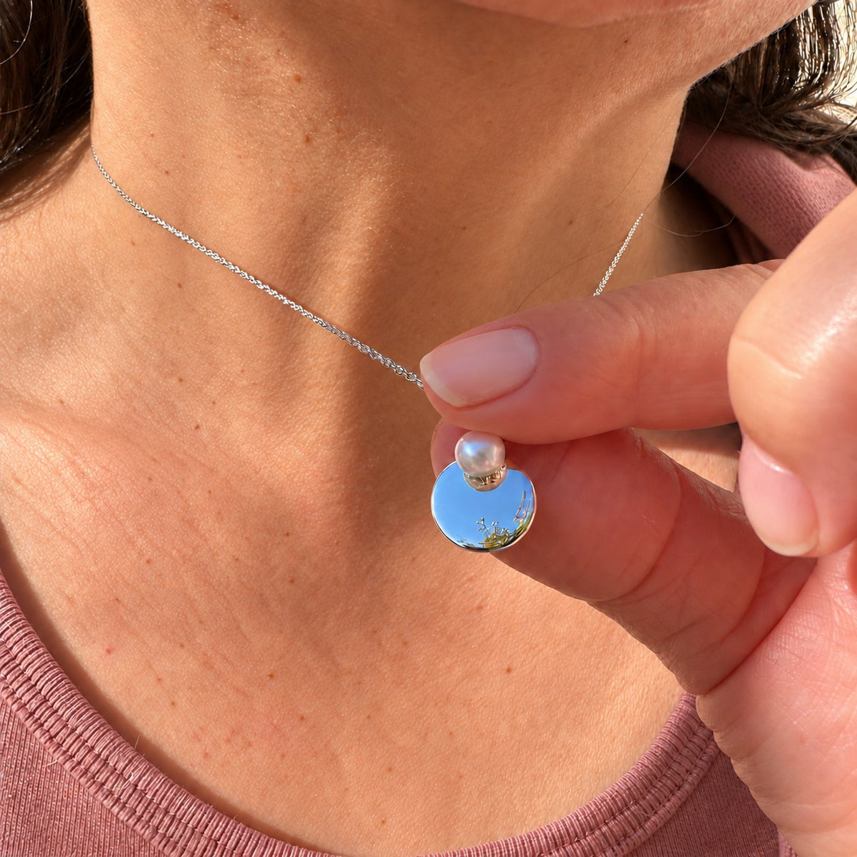 BELLE • Collier mit Süßwasserperle
