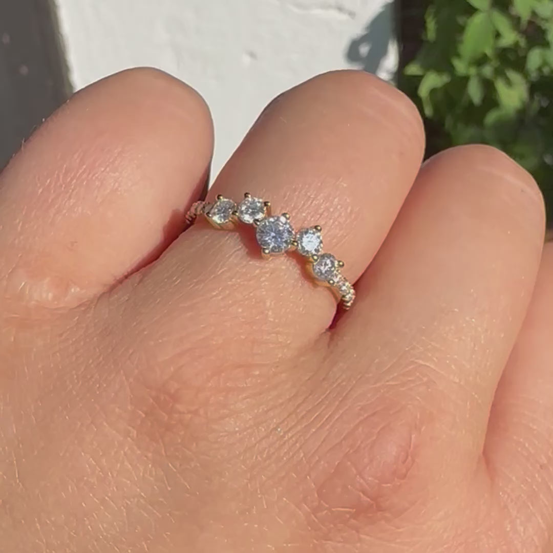 VALENTINA • Ring mit Pavé-Fassung